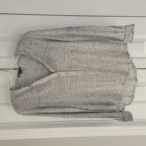 Vince Lightweight 1/2 Button Pullover Sweater